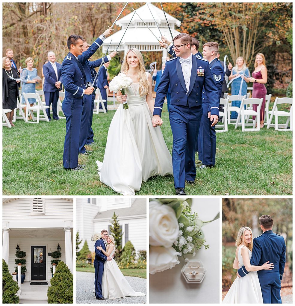 Jeannie and John's intimate estate wedding in durham NC